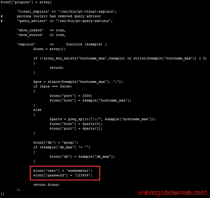 Anemometer跟pt-query-digest结合将MySQL慢查询可视化