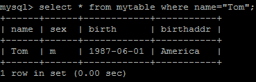 mysql筹建以及基本命令