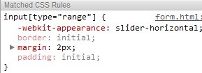渲染HTML5表单界面:CSS3 appearance