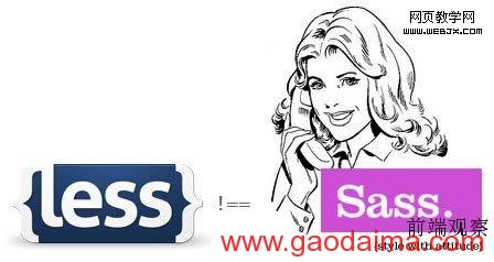 CSS教程:LESS和Sass共同点和区别