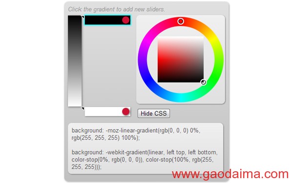 CSS3网页资源:快速生成CSS渐变的10个在...