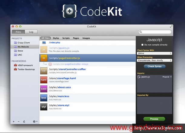 编译工具CodeKit:将SASS编译成很好的CS...
