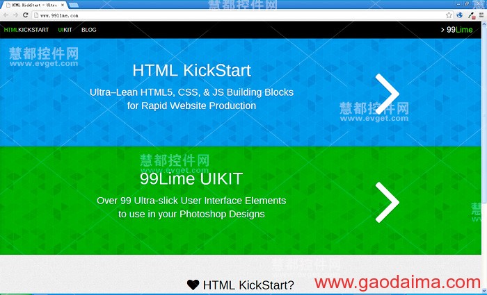 8款HTML/CSS框架