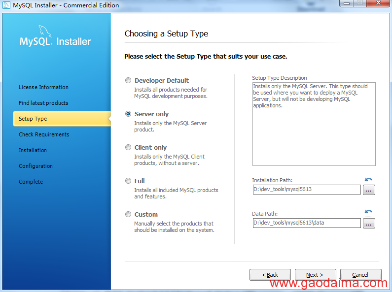 Mysql5.6.13在win7-64位 装配相关