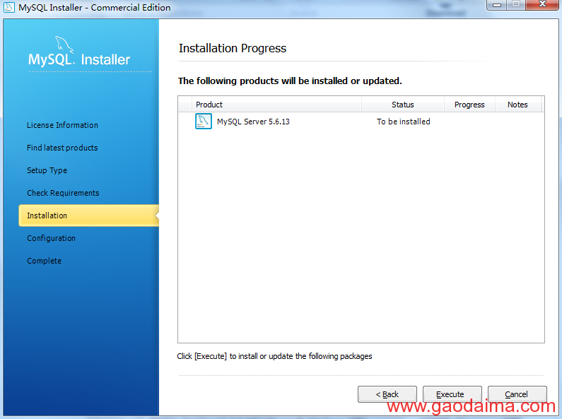 Mysql5.6.13在win7-64位 装配相关