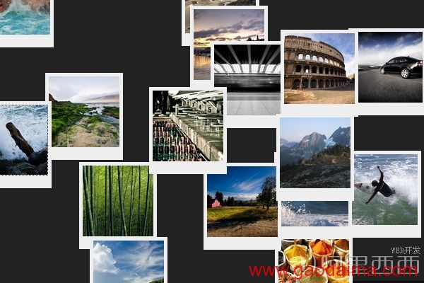 jQuery+CSS制作的图片展示效果