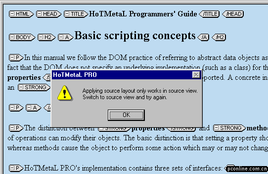 Javascript实例教程(19) 使用HoTMetal(...