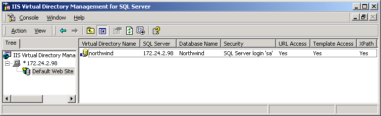 通过HTTP访问SQL Server 2000数据库