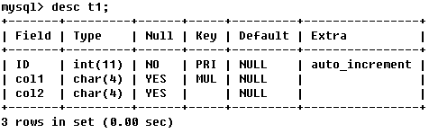 mysql执行计划如何看