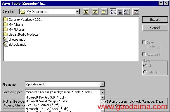 Tutorial for migrating data from MS