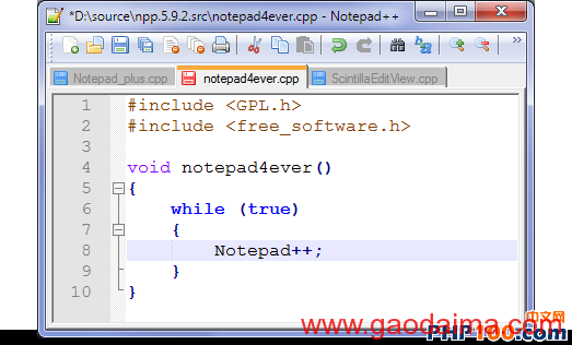 Notepad++6.2.3 发布，结构图不再是顽疾