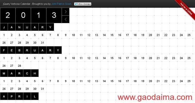 给开发者准备的&nbsp;10&nbsp;款最好的&nbsp;jQuery&nbsp;日历插件