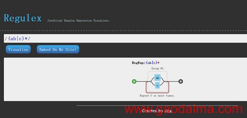 分享5个可视化的正则表达式编辑工具