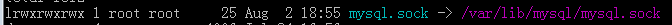 mysql启动错误mysql.sock