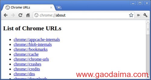 有用的&nbsp;Chrome&nbsp;浏览器命令